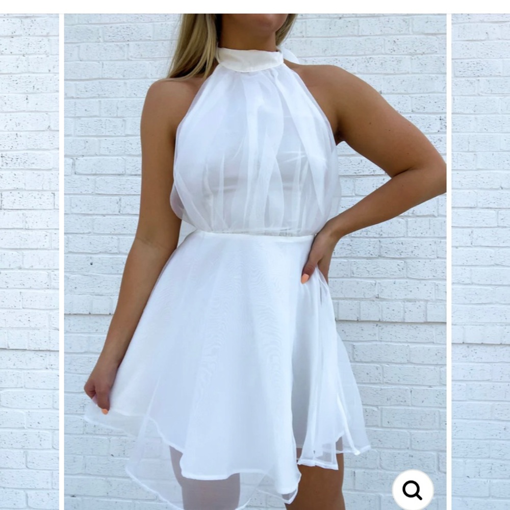 White Tulle Dress